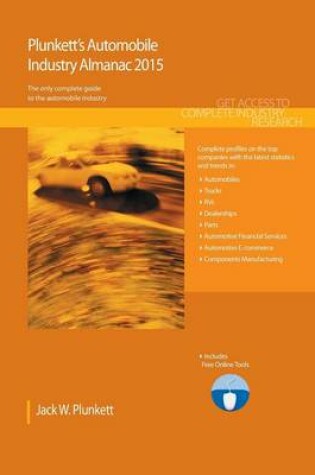 Cover of Plunkett's Automobile Industry Almanac 2015