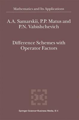 Book cover for Difference Schemes with Operator Factors