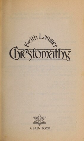 Book cover for Chrestomathy