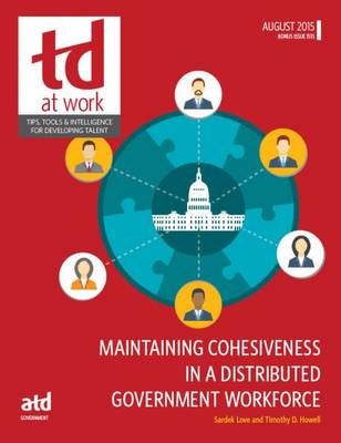 Cover of Maintaining Cohesiveness in a Distributed Government Workforce