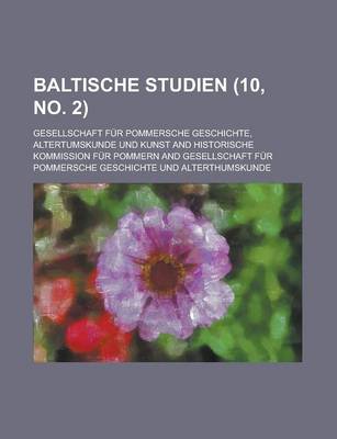 Book cover for Baltische Studien (10, No. 2 )