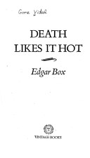 Book cover for V55 Death Likes It Hot