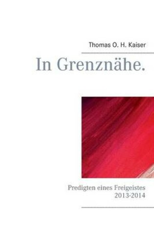 Cover of In Grenznahe.