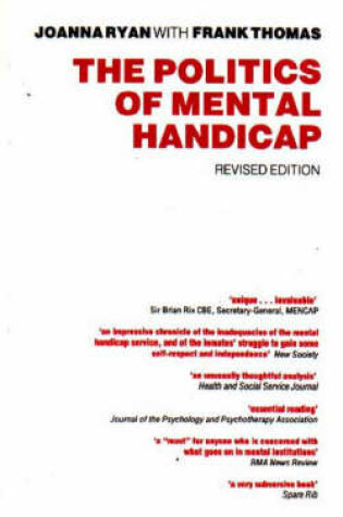 Cover of The Politics of Mental Handicap