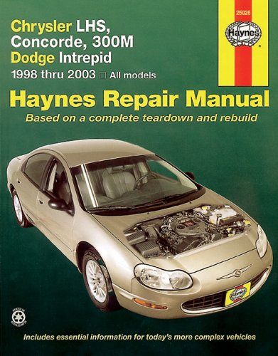 Book cover for Chrysler LHS, Concorde, 300M, Dodge Intrepid