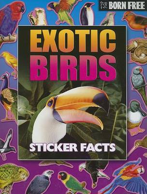 Book cover for Born Free Exotic Birds Sticker Facts