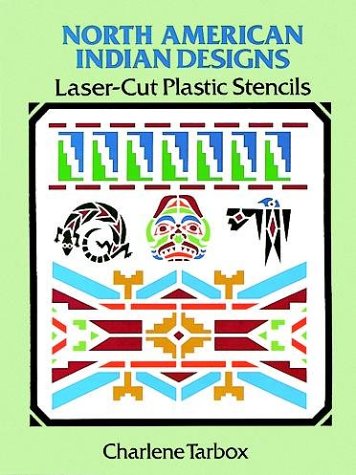 Book cover for North American Indian Laser-Cut Plastic Stencils