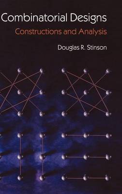 Book cover for Combinatorial Designs: Construction and Analysis