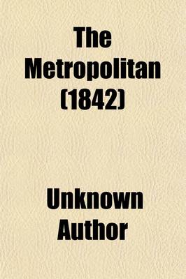 Book cover for The Metropolitan (Volume 35)