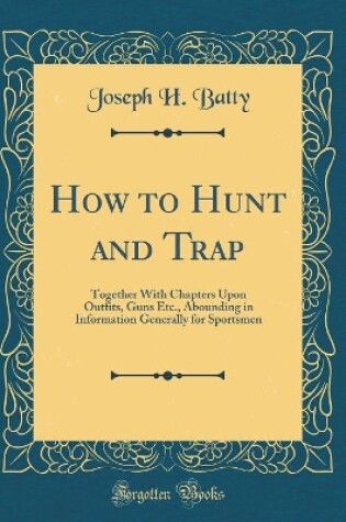 Cover of How to Hunt and Trap