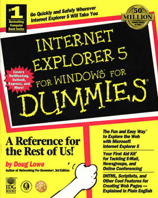 Book cover for Internet Explorer 5 for Windows For Dummies