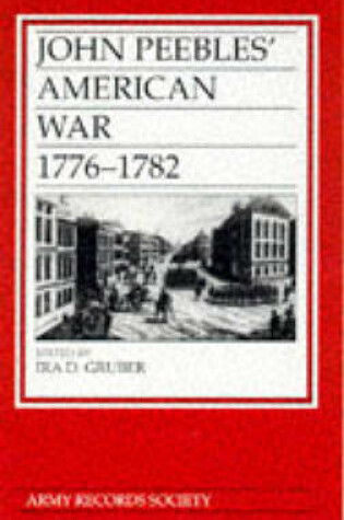 Cover of John Peebles' American War, 1776-82