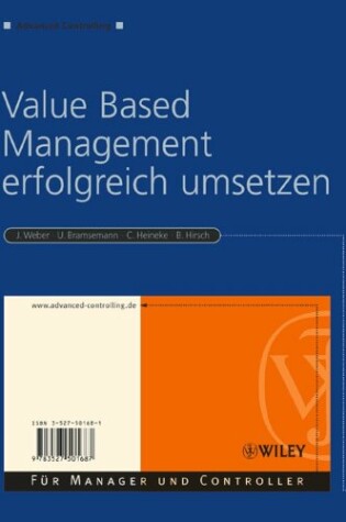 Cover of Value Based Management Erfolgreich Umsetzen