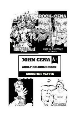 Cover of John Cena Adult Coloring Book