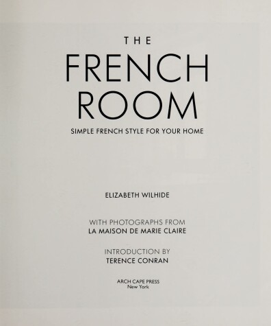 Book cover for The French Room