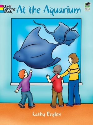 Book cover for At the Aquarium Colouring Book