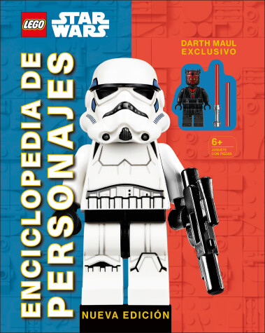 Book cover for LEGO Star Wars. Enciclopedia de personajes actualizada