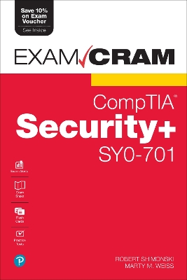 Book cover for CompTIA Security+ SY0-701 Exam Cram