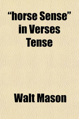 Book cover for Horse Sense in Verses Tense