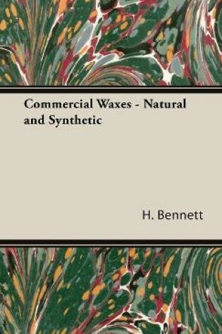 Cover of Commercial Waxes - Natural And Synthetic