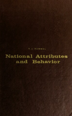 Book cover for National Attributes and Behaviour