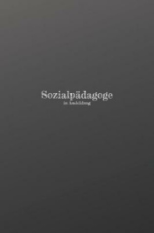 Cover of Sozialpadagoge in Ausbildung