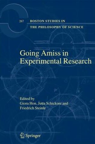 Cover of Going Amiss in Experimental Research