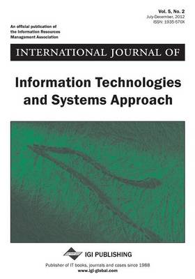 Book cover for International Journal of Information Technologies and Systems Approach, Vol 5 ISS 2