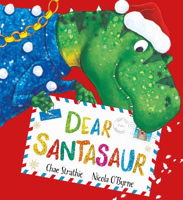 Book cover for Dear Santasaur (PB)