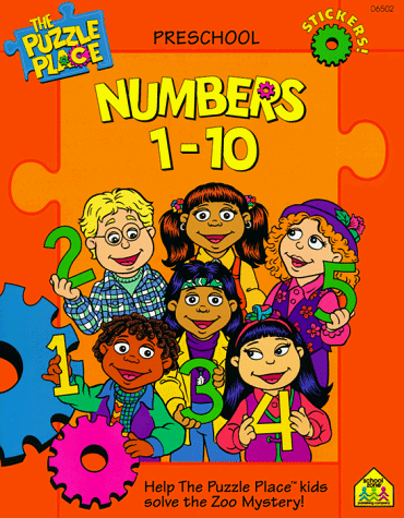 Book cover for Puzzle Place Workbooks Numbers 1-10