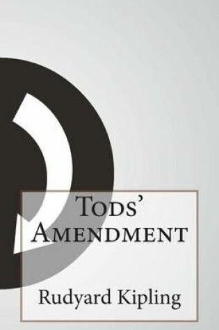 Cover of Tods' Amendment