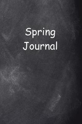 Cover of Spring Journal Chalkboard Design