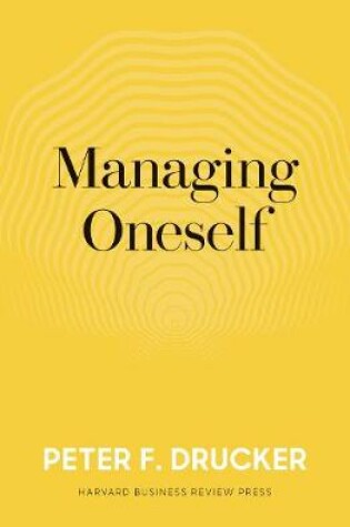 Cover of Managing Oneself