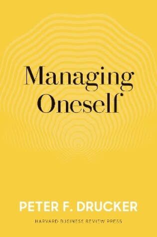 Cover of Managing Oneself