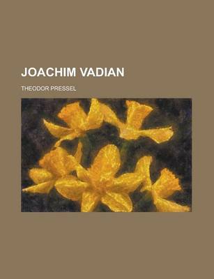 Book cover for Joachim Vadian