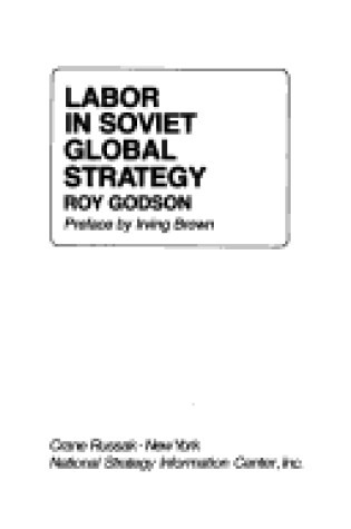 Cover of Labour in Soviet Global Strategy