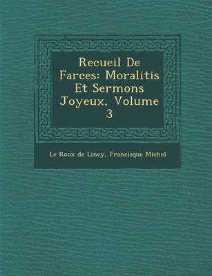 Book cover for Recueil de Farces