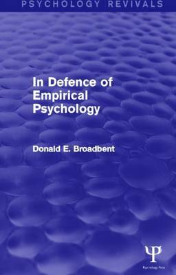 Cover of In Defence of Empirical Psychology (Psychology Revivals)