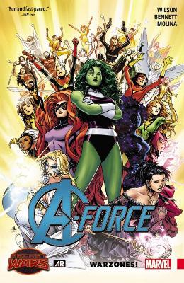 Book cover for A-Force Volume 0: Warzones! TPB