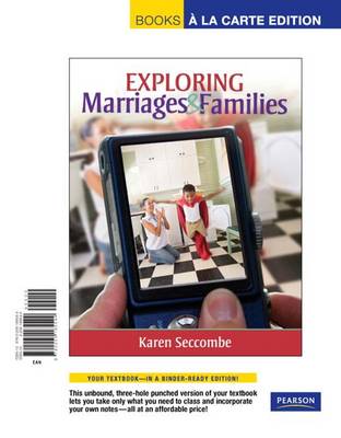 Book cover for Exploring Marriages and Families, Books a la Carte Edition