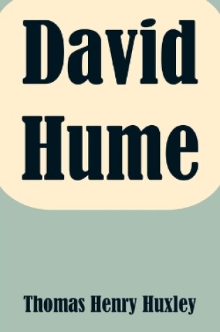 Cover of David Hume