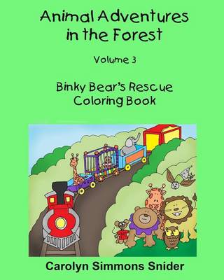 Book cover for Binky Bear's Rescue Coloring Book