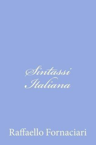 Cover of Sintassi Italiana