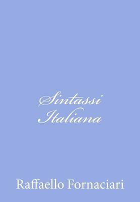 Book cover for Sintassi Italiana