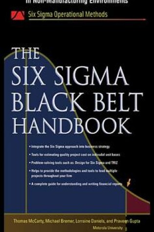 Cover of The Six SIGMA Black Belt Handbook, Chapter 21 - Measurement System Analysis in Non-Manufacturing Environments