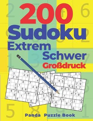 Book cover for 200 Sudoku Extrem Schwer Großdruck