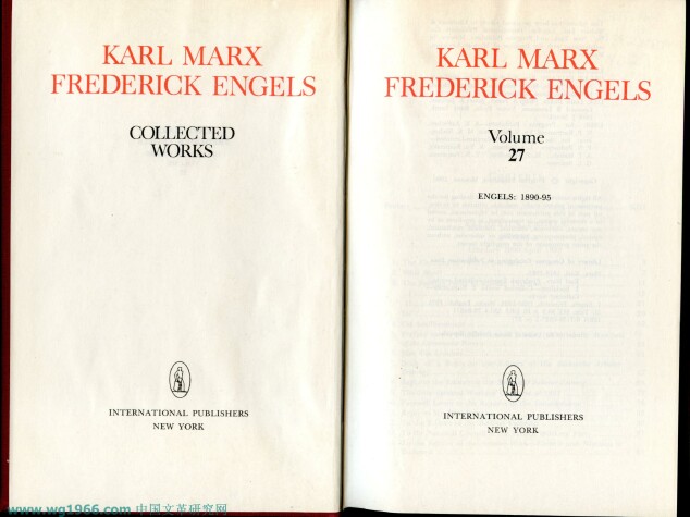 Cover of Collected Works of Karl Marx & Frederick Engels - General Works Vol. 27