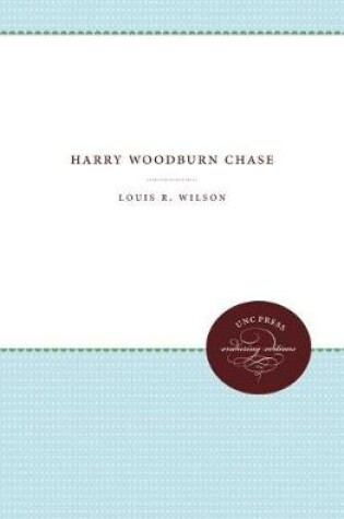 Cover of Harry Woodburn Chase