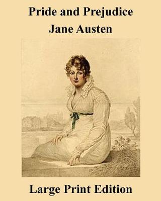 Book cover for Pride and Prejudice Jane Austen - Large Print Edition