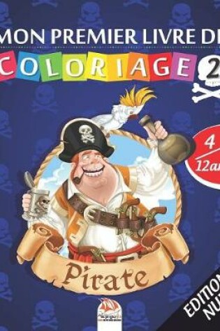 Cover of Mon premier livre de coloriage - Pirate 2 - Edition nuit